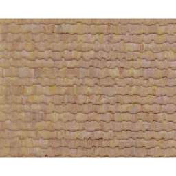 Plastruct Patterned Sheets, Wood Shake Shingle, 1:100 Scale, finished example