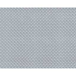 Plastruct Patterned Sheets, Diamond Plate, 1:100 Scale, finished example