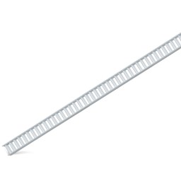 Plastruct Styrene Structural Stairs - Pkg of 2, 1:100 Scale, 9/64'' H x 25/64'' W x 5'' L