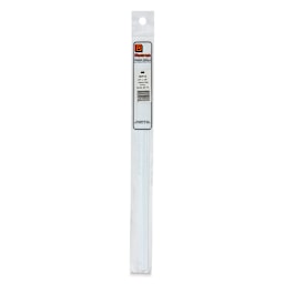 Plastruct Plastic Strip - Pkg of 10, 0.01" H × 0.125" W × 10" L - front of packaging
