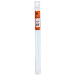 Plastruct Plastic Strip - Pkg of 10, 0.01" H × 0.08" W × 10" L - front of packaging