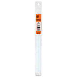 Plastruct Plastic Strip - Pkg of 10, 0.01" H × 0.187" W × 10" L - front of packaging