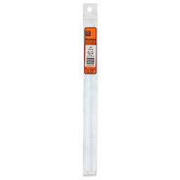 Plastruct Plastic Strip - Pkg of 10, 0.02" H × 0.08" W × 10" L - front of packaging