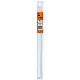 Plastruct Plastic Strip - Pkg of 10, 0.06" H × 0.1" W × 10" L - front of packaging