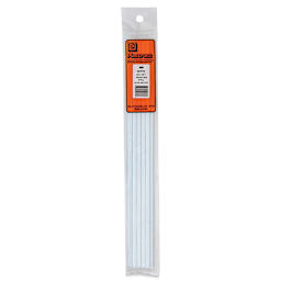 Plastruct Plastic Strip - Pkg of 10, 0.1" H × 0.187" W × 10" L