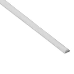 Plastruct Plastic Half-Round Rod - 0.08" Dia × 0.04" H × 10" L - close-up