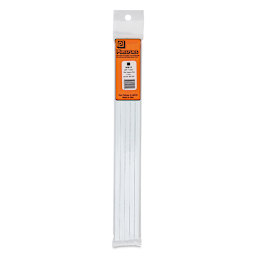 Plastruct Plastic Square Strip - Pkg of 5, 0.25" H × 0.25" W × 10" L