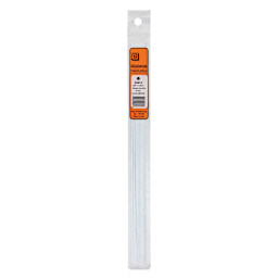 Plastruct Plastic Hexagon Rod - Pkg of 10, 0.06" W × 10" L