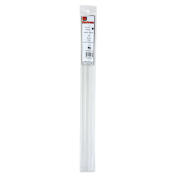 Plastruct Clear Acrylic Rod - 1/2" x 17-1/2" (front of packaging)