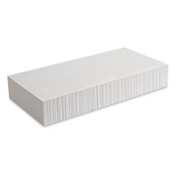 Plastruct Polystyrene Foam - Angled view of 12" x 24" x 4" piece of foam