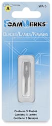 Logan FoamWerks ]- Front of blister package of 5 pc Replacement Blades  