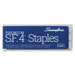 Swingline SF4 Premium Office Staples - 1/4", Box of 5000 front of packaging