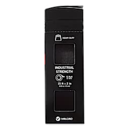 Velcro Brand Industrial Strength Fasteners - Tape Roll, Black, 2" x 15 ft, side of packaging