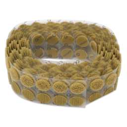 Velcro Sticky Back Fasteners - Pkg of 200, Beige, 3/4" Dots