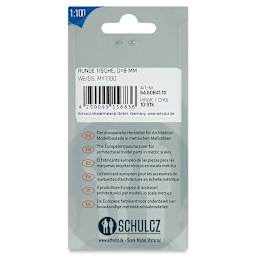 Schulcz Scale Model Furniture - Round Tables, Pkg of 10, 1:100, 1/8" (back of package)