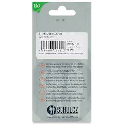 Schulcz Scale Model Building Parts - Straight Steps, Pkg of 15, 1:50, 1/4" (back of package)