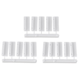 Schulcz Scale Model Building Parts - Straight Steps, Pkg of 15, 1:50, 1/4" (product out of package)