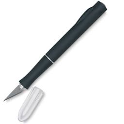 X-Acto X2000 Knife - Angled view of knife with cap removed and adjacent