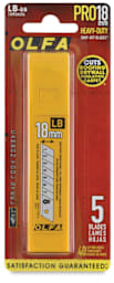Olfa PRO18mm Heavy-Duty Snap-Off Blades, Pkg of 5