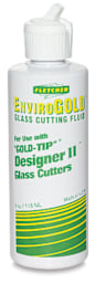  Glass Cutter Fluid - Front of 4 oz bottle of EnviroGold fluid
