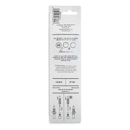 Excel Blades Swivel Craft Knife - Back of blister package shown