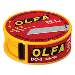 Olfa Pocket-Size Blade Disposal Can, closed