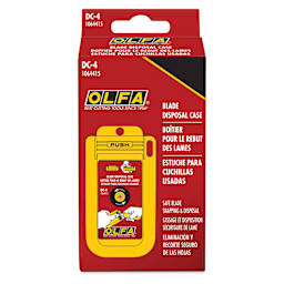 Olfa Reusable Blade Disposal Can front of packaging