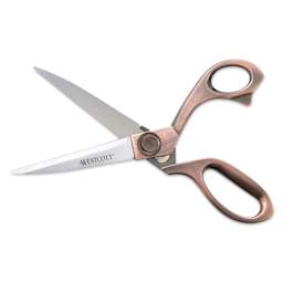 Westcott Vintage Copper Finish Scissors - 8" opened