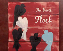 Flock Plank Sign