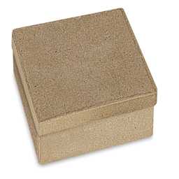 Paper Mache Mini Box - 2-7/8" x 2-7/8", Square