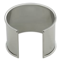 Realeather Metal Cuff Bracelet - 2" Wide, interior