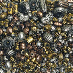 Assorted Metallized Beads, 16 oz