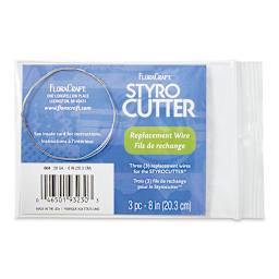 FloraCraft Styro Cutter Hot Wire Foam Cutter - Replacements, Pkg of 3, inside packaging