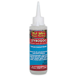 Hot Wire Foam Factory Styrogoo - Front view of bottle

