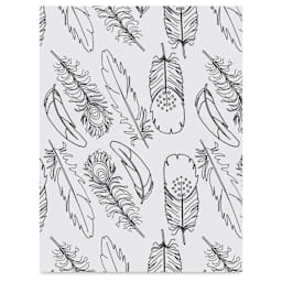 Grafix Artist Series Shrink Film - Feathers Design by Gina Lee Kim
