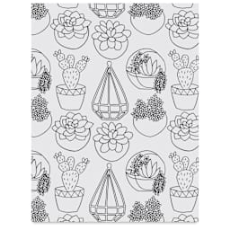 Grafix Artist Series Shrink Film - Succulents Design by Gina Lee Kim