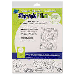 Grafix Artist Series Shrink Film - Succulents Design by Gina Lee Kim, front of the packaging