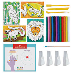 Faber-Castell Coloring with Clay Kit - Components of Kit shown