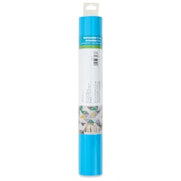 Cricut Removable Premium Vinyl - Turquoise, 12" x 48", back of the packaging