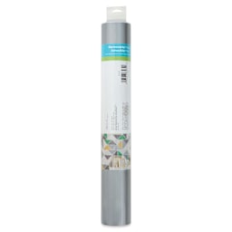 Cricut Removable Premium Vinyl - Silver, 12" x 48", back of the packaging