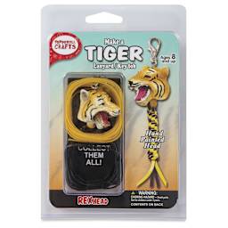 Pepperell Rexlace Rex Head Key Chain Kit - Tiger - front of packaging