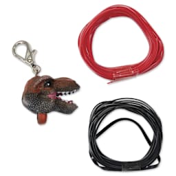 Pepperell Rexlace Rex Head Key Chain Kit - T-Rex - contents