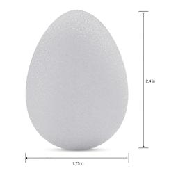 FloraCraft CraftFōM Blocks and Shapes - 1.75" x 2.4", Egg (Hen) - dimensions