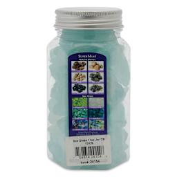SuperMoss Sea Glass - Cold Blue, 12 oz, back of jar