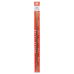 K&S Brass Strips - 0.016" x 1/4" (In package)