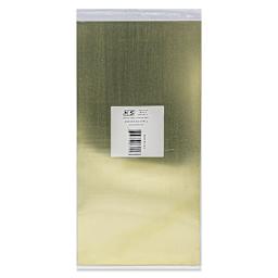 K&S Metal Sheet - Brass, 6" x 12", 0.01" Thick