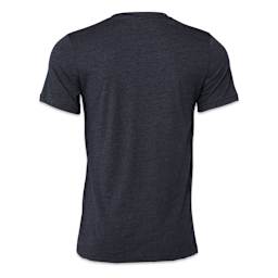 Bella Canvas Unisex T-shirt - Navy Heather, X-Small - back