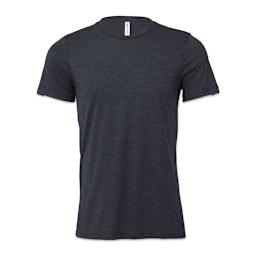 Bella Canvas Unisex T-shirt - Navy Heather, X-Small - front