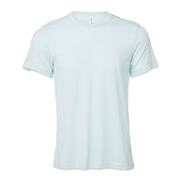 Bella Canvas Unisex T-shirt - Ice Blue Heather, X-Small - front