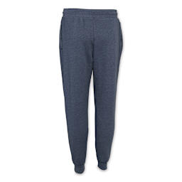 Bella Canvas Unisex Jogger Sweatpants - Navy Heather, X-Small - back